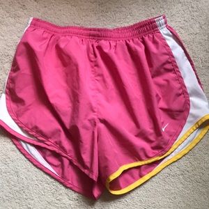 Pink Nike shorts